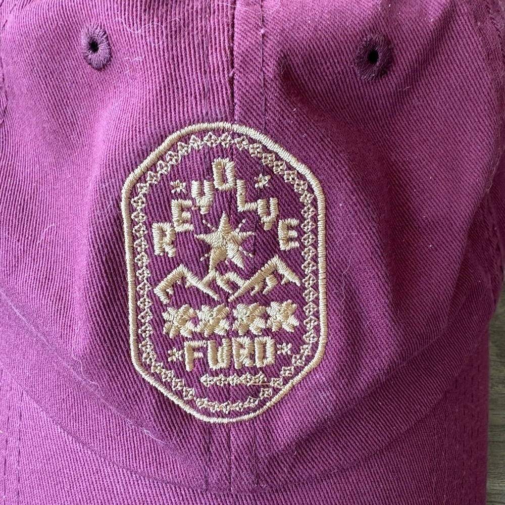 REVOLVE & FRWD Hat Maroon Adjustable - Picture 3 of 4